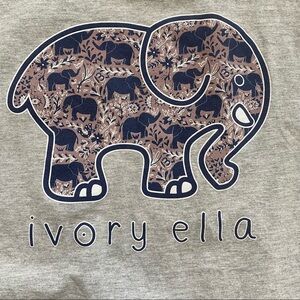 Ivory Ella Long Sleeve T Tee Shirt Medium